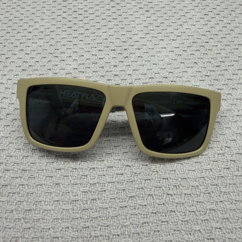New Heatwave Sunglasses Mens Vise Matte Tan Z87 A5.8 UV400 Square Frame No Case